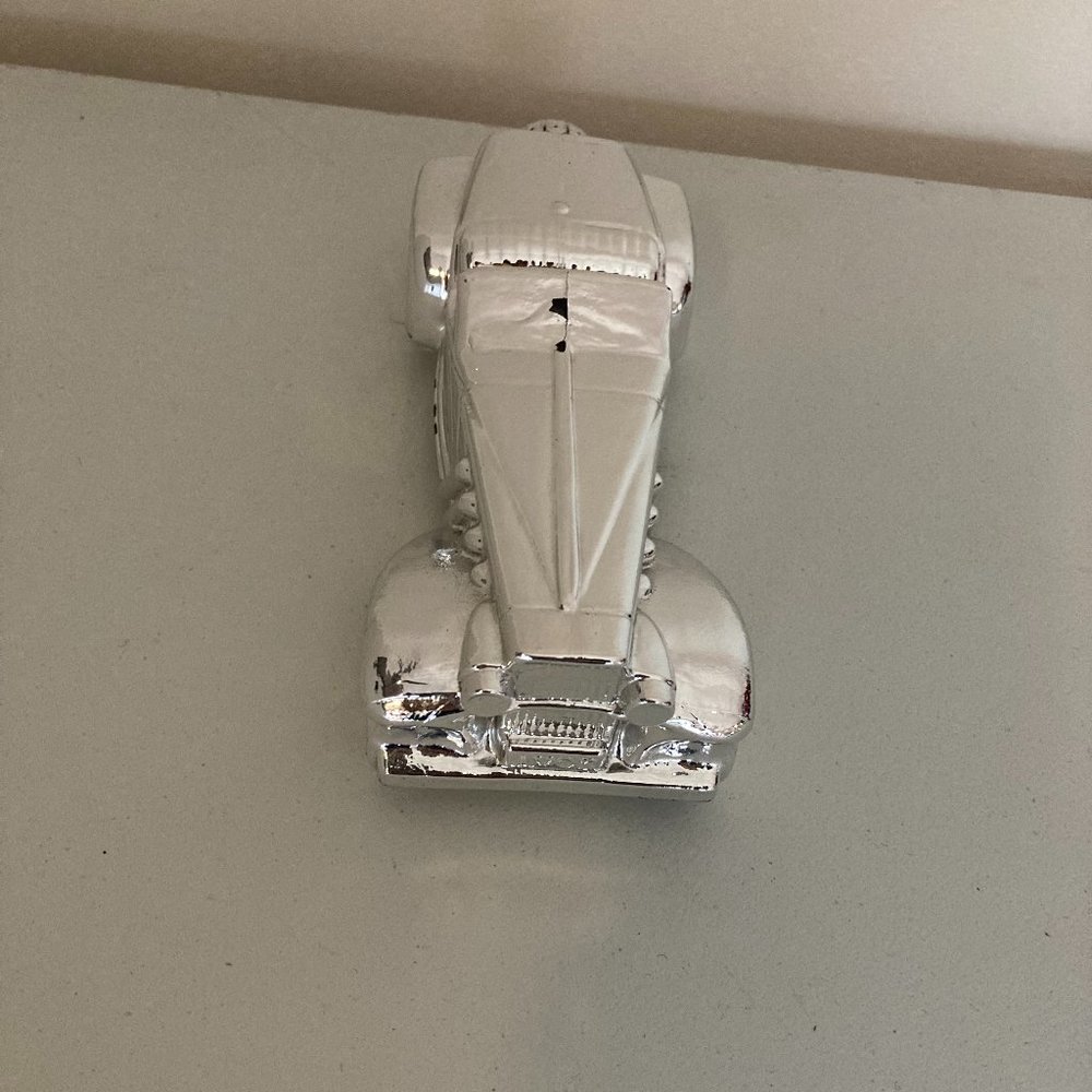 Avon Vintage Car Cologne Bottle Silver